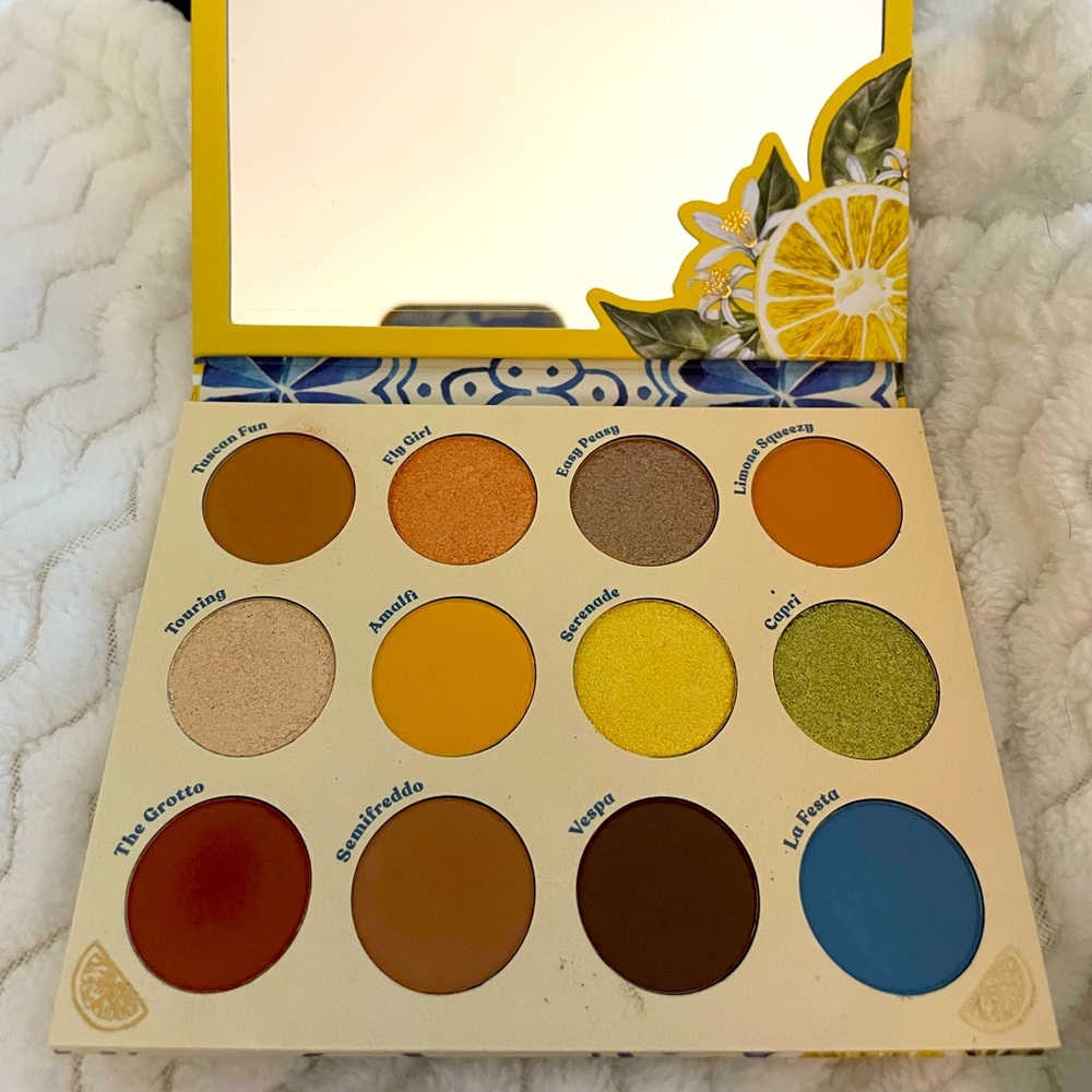Limoncello eyeshadow palette